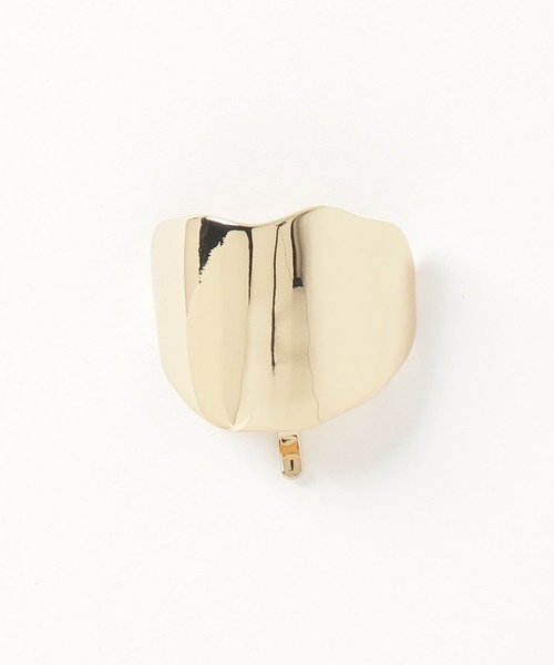 ヴィンテージ、バレッタ ヴィンテージ ヘアバレッタ シルバートーン メタルアイトップ