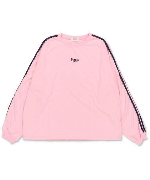 45r レース付きピンク長袖シャツ 45r レース付きピンク長袖シャツ