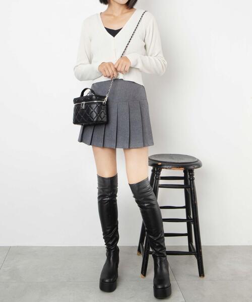 WEGO（ウィゴー）の「WEGO/バニティショルダー（ショルダーバッグ・レディース・ブラック/ホワイト/その他1・FREE）」の10枚目の写真