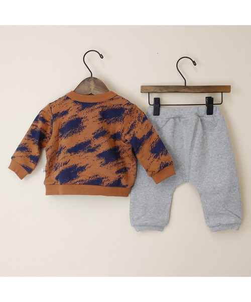 【セール】ふわふわ裏毛シャドウbabyセット（その他ベビーウェア）｜maarook（マルーク）