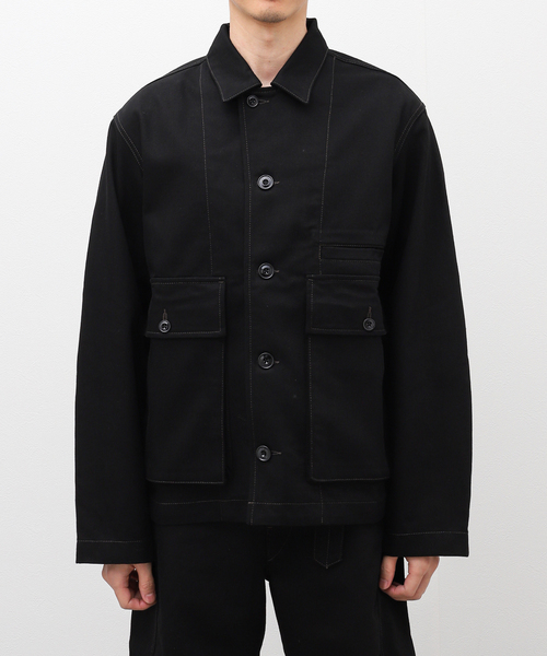 ルメール LE MAIRE(ルメール) | マキシ DB コート - ブラック | ESCAPERS ONLINE