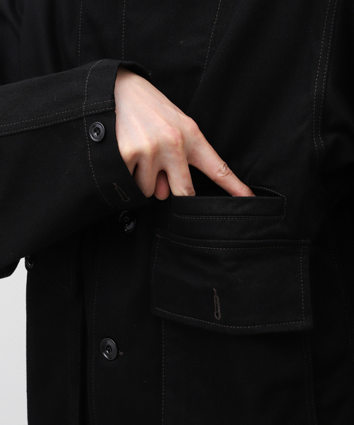 LEMAIRE(ルメール)の「LEMAIRE(ルメール) BOXY JACKET OW306LD1000(ブルゾン・メンズ・ブラック・SMALL/MEDIUM)」の11枚目の写真