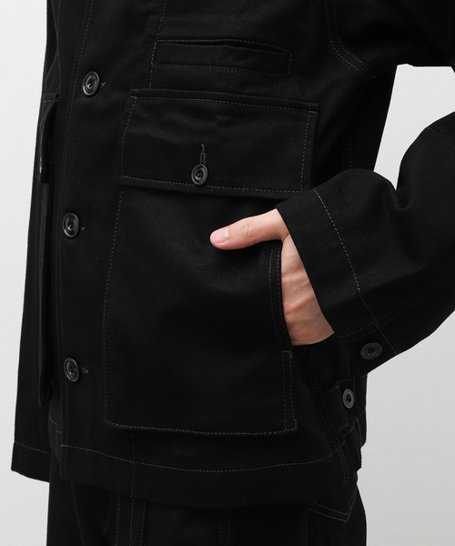 LEMAIRE(ルメール)の「LEMAIRE(ルメール) BOXY JACKET OW306LD1000(ブルゾン・メンズ・ブラック・SMALL/MEDIUM)」の13枚目の写真