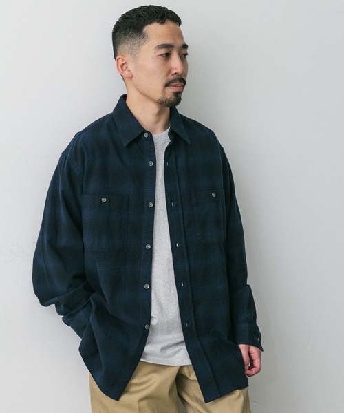 PENDLETON（ペンドルトン）の「『別注』PENDLETON×DOORS　Guide Shirts（シャツ/ブラウス・メンズ・ベージュ系その他/ブルー系その他/ネイビー・MEDIUM/LARGE）」の8枚目の写真