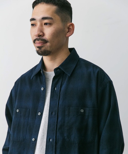PENDLETON（ペンドルトン）の「『別注』PENDLETON×DOORS　Guide Shirts（シャツ/ブラウス・メンズ・ベージュ系その他/ブルー系その他/ネイビー・MEDIUM/LARGE）」の9枚目の写真