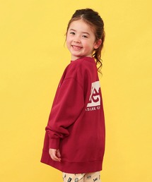 Lee/リー【110-150cm】【親子リンク】キッズ Leeロゴバックプリントスウェット