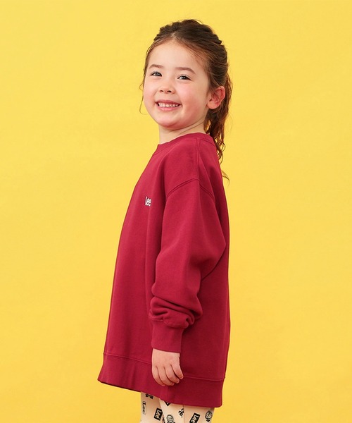 Lee(リー)の「Lee/リー【110-150cm】【親子リンク】キッズ Leeロゴバックプリントスウェット(スウェット・キッズ・ブラック/ホワイト/レッド・120/130/140/150/110)」の5枚目の写真