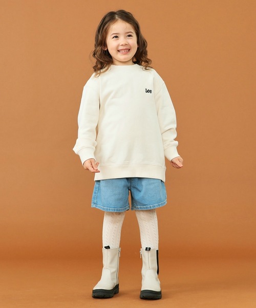 Lee(リー)の「Lee/リー【110-150cm】【親子リンク】キッズ Leeロゴバックプリントスウェット(スウェット・キッズ・ブラック/ホワイト/レッド・120/130/140/150/110)」の14枚目の写真