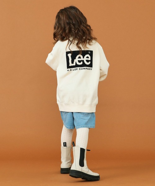 Lee(リー)の「Lee/リー【110-150cm】【親子リンク】キッズ Leeロゴバックプリントスウェット(スウェット・キッズ・ブラック/ホワイト/レッド・120/130/140/150/110)」の17枚目の写真