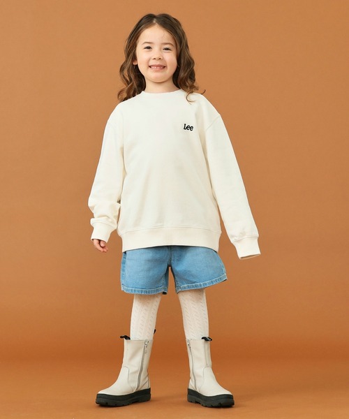 Lee(リー)の「Lee/リー【110-150cm】【親子リンク】キッズ Leeロゴバックプリントスウェット(スウェット・キッズ・ブラック/ホワイト/レッド・120/130/140/150/110)」の19枚目の写真