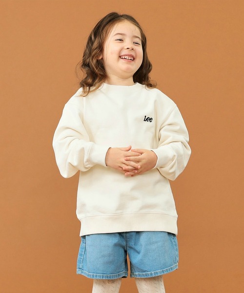 Lee(リー)の「Lee/リー【110-150cm】【親子リンク】キッズ Leeロゴバックプリントスウェット(スウェット・キッズ・ブラック/ホワイト/レッド・120/130/140/150/110)」の8枚目の写真
