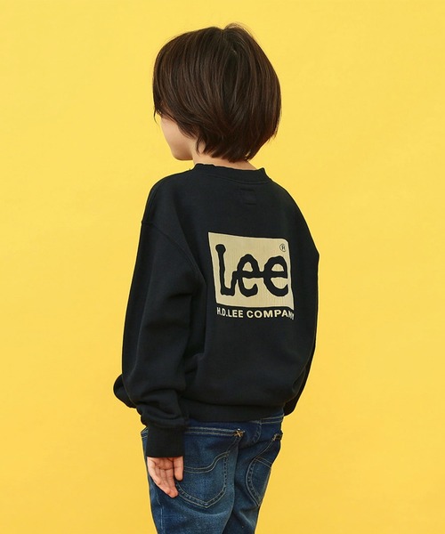 Lee(リー)の「Lee/リー【110-150cm】【親子リンク】キッズ Leeロゴバックプリントスウェット(スウェット・キッズ・ブラック/ホワイト/レッド・120/130/140/150/110)」の21枚目の写真