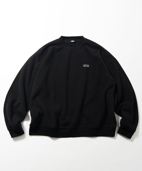 FREAK'S STORE（フリークスストア）の「限定展開 ビッグシルエット クルーネック フリースPO/プルオーバー（Tシャツ/カットソー・メンズ・チャコールグレー/グレー/オリーブ/ブラック/ネイビー/ベージュ・SMALL/MEDIUM/LARGE）」の7枚目の写真