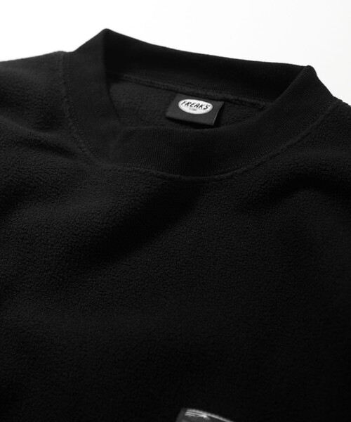 FREAK'S STORE（フリークスストア）の「限定展開 ビッグシルエット クルーネック フリースPO/プルオーバー（Tシャツ/カットソー・メンズ・チャコールグレー/グレー/オリーブ/ブラック/ネイビー/ベージュ・SMALL/MEDIUM/LARGE）」の8枚目の写真