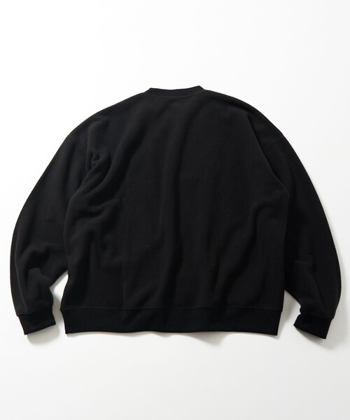 FREAK'S STORE（フリークスストア）の「限定展開 ビッグシルエット クルーネック フリースPO/プルオーバー（Tシャツ/カットソー・メンズ・チャコールグレー/グレー/オリーブ/ブラック/ネイビー/ベージュ・SMALL/MEDIUM/LARGE）」の14枚目の写真