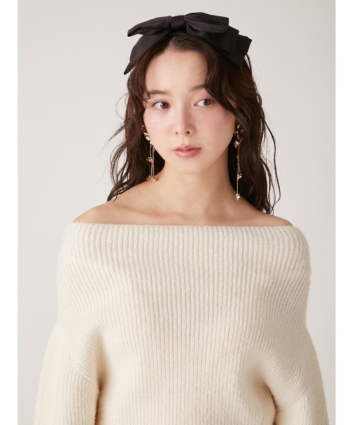 LILY BROWN(リリーブラウン)の「ビッグメタルフラワーピアス(ピアス(両耳用)・レディース・ゴールド/シルバー・FREE)」の7枚目の写真