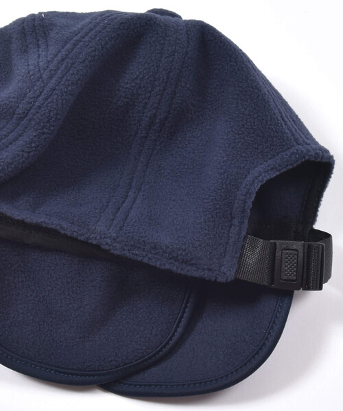 BeBe(ベベ)の「フリースロゴ刺しゅうフライトキャップ(50~54cm)(キャップ・キッズ・ネイビー/グリーン・M/S)」の8枚目の写真