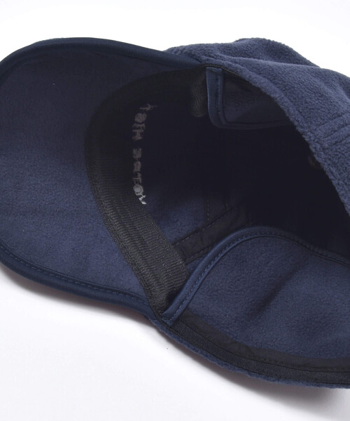 BeBe(ベベ)の「フリースロゴ刺しゅうフライトキャップ(50~54cm)(キャップ・キッズ・ネイビー/グリーン・M/S)」の9枚目の写真