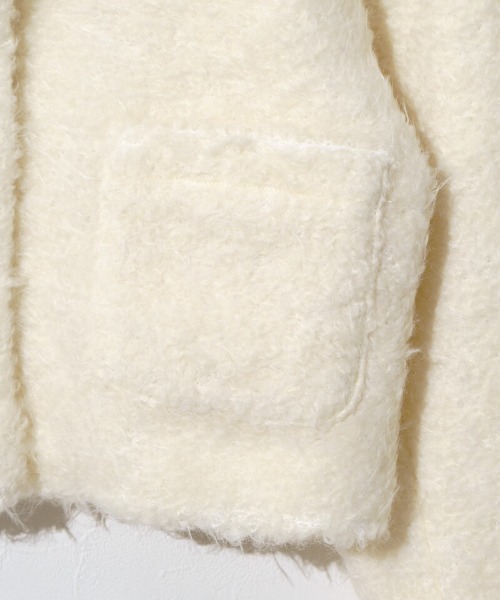 【セール】フラッフィージャケット2（ノーカラージャケット）｜flower（フラワー）