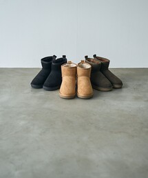 coen | ＜Parknik＞フェイクムートンショートブーツ(ブーツ)