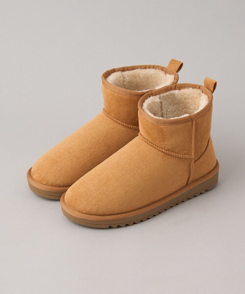 coen（コーエン）の「＜Parknik＞フェイクムートンショートブーツ（ブーツ・レディース・ベージュ/ブラック/オリーブ・22.5cm/23.5cm/24.5cm）」の17枚目の写真