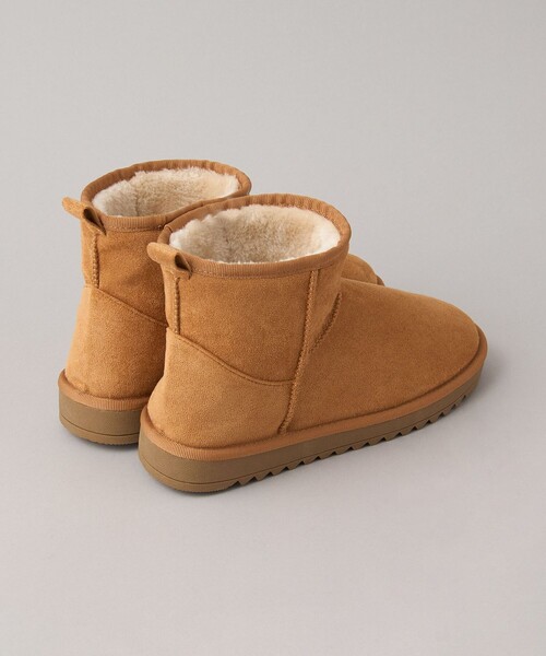 coen（コーエン）の「＜Parknik＞フェイクムートンショートブーツ（ブーツ・レディース・ベージュ/ブラック/オリーブ・22.5cm/23.5cm/24.5cm）」の18枚目の写真