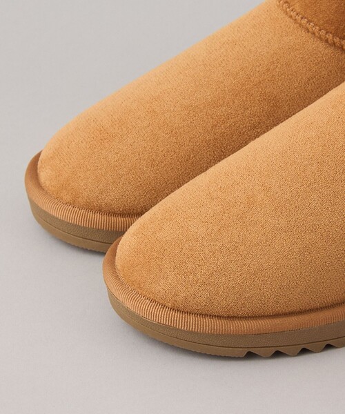 coen（コーエン）の「＜Parknik＞フェイクムートンショートブーツ（ブーツ・レディース・ベージュ/ブラック/オリーブ・22.5cm/23.5cm/24.5cm）」の21枚目の写真