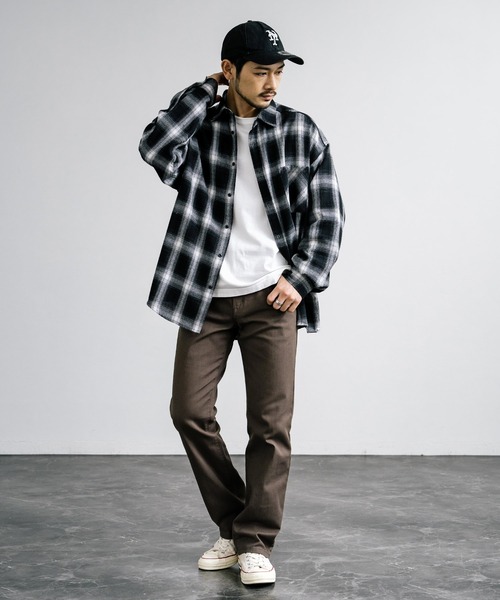 HANES(ヘインズ)の「Hanes ヘインズ ストレッチ5ポケットカツラギパンツ(その他パンツ・メンズ・ベージュ/ブラック/カーキ・M/L/LL/S)」の22枚目の写真