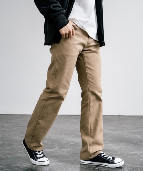 HANES(ヘインズ)の「Hanes ヘインズ ストレッチ5ポケットカツラギパンツ(その他パンツ・メンズ・ベージュ/ブラック/カーキ・M/L/LL/S)」の13枚目の写真