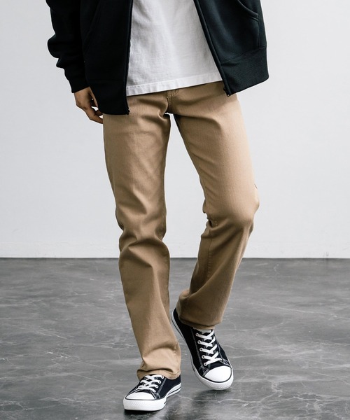 HANES(ヘインズ)の「Hanes ヘインズ ストレッチ5ポケットカツラギパンツ(その他パンツ・メンズ・ベージュ/ブラック/カーキ・M/L/LL/S)」の14枚目の写真