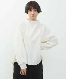 nota（ノータ）の「【nota della mano sinistra（ノータ デラ マノ シニストラ）】素材切替オフタートップス（Tシャツ/カットソー）」