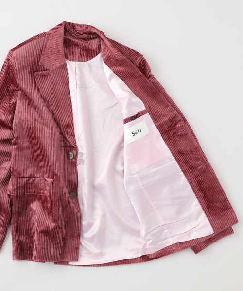 Sefr(セファ)の「Sefr(セファー) INSIGHT BLAZER(その他アウター・メンズ・ボルドー・SMALL/MEDIUM)」の4枚目の写真