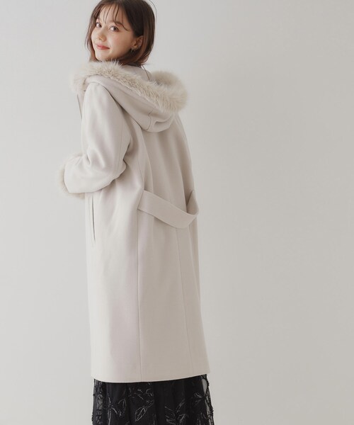 フードフェイクファーマルチウェイコート（その他アウター）｜couture