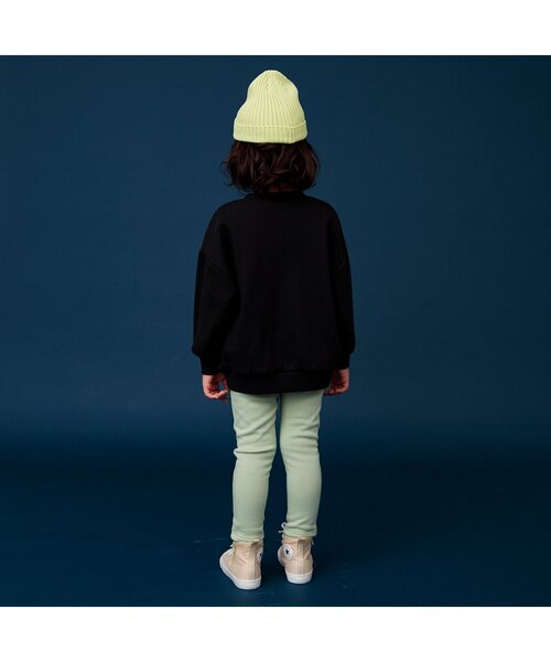 BREEZE（ブリーズ）の「裏起毛３柄ストリートトレーナー（スウェット・キッズ・ブラック/サックスブルー/キナリ・90/80/150/140/130/120/110/100）」の5枚目の写真