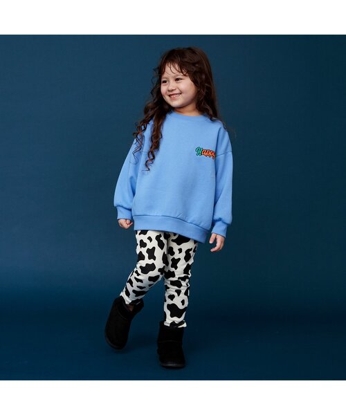 BREEZE（ブリーズ）の「裏起毛３柄ストリートトレーナー（スウェット・キッズ・ブラック/サックスブルー/キナリ・90/80/150/140/130/120/110/100）」の8枚目の写真