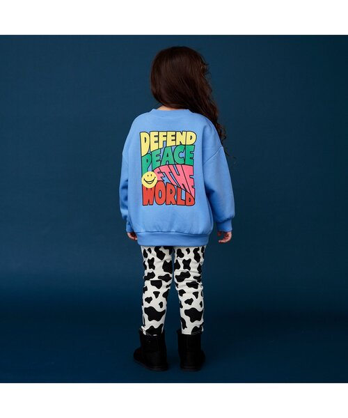 BREEZE（ブリーズ）の「裏起毛３柄ストリートトレーナー（スウェット・キッズ・ブラック/サックスブルー/キナリ・90/80/150/140/130/120/110/100）」の9枚目の写真