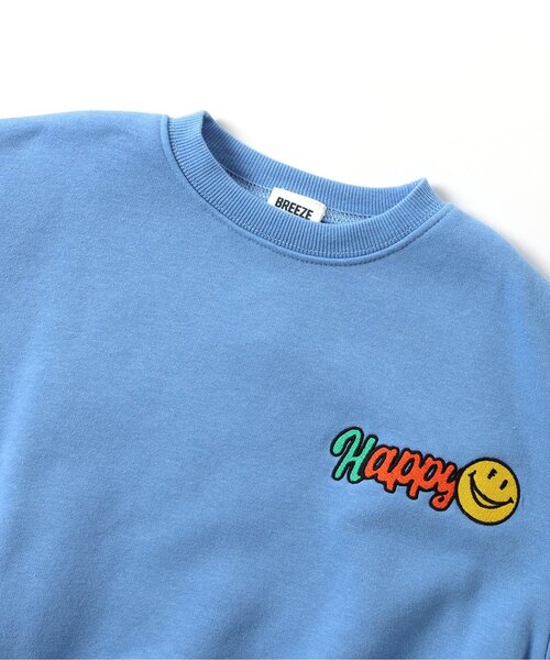BREEZE（ブリーズ）の「裏起毛３柄ストリートトレーナー（スウェット・キッズ・ブラック/サックスブルー/キナリ・90/80/150/140/130/120/110/100）」の12枚目の写真