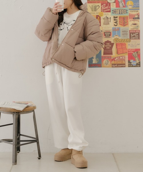 フード付き中綿ブルゾン（ダウンジャケット/コート）｜Remind me and