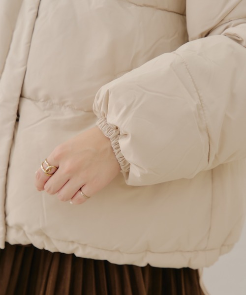 フード付き中綿ブルゾン（ダウンジャケット/コート）｜Remind me and