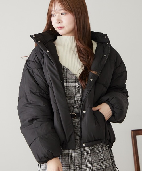 フード付き中綿ブルゾン（ダウンジャケット/コート）｜Remind me and