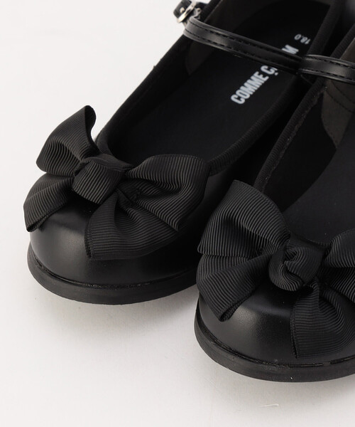 COMME CA ISM(コムサイズム)の「リボン付き ストラップシューズ(ドレスシューズ・キッズ・ブラック・17cm/18cm/19cm/20cm/21cm/22cm)」の4枚目の写真