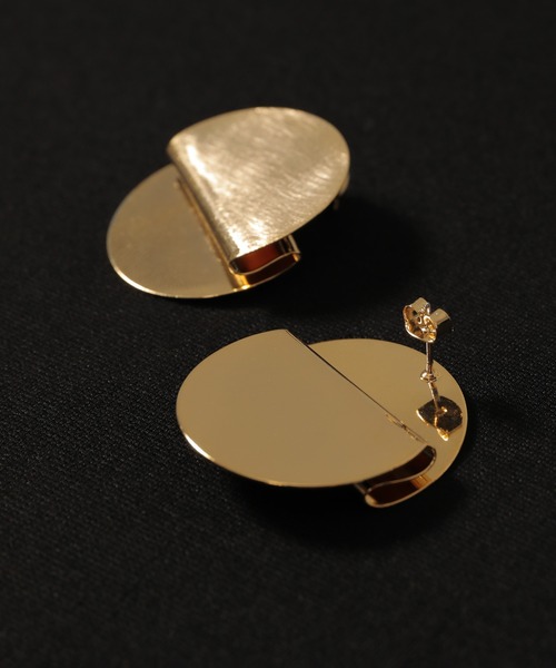 サークル レトロ ヴィンテージ風 ピアス（ピアス（両耳用））｜voov