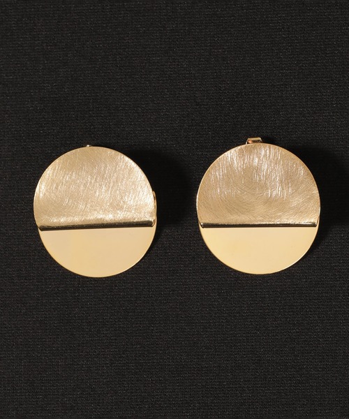 セール】サークル レトロ ヴィンテージ風 ピアス（ピアス（両耳用