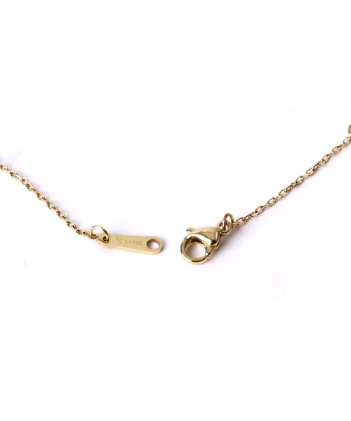 LHME(エルエイチエムイー)の「【WEB限定】”twinkle”1粒ビジューネックレス/ジルコニア/スペシャルパッケージ/サージカルステンレス(金属アレルギー対応)【LHME / エルエイチエムイー】(ネックレス・レディース・ゴールド・40cm)」の6枚目の写真