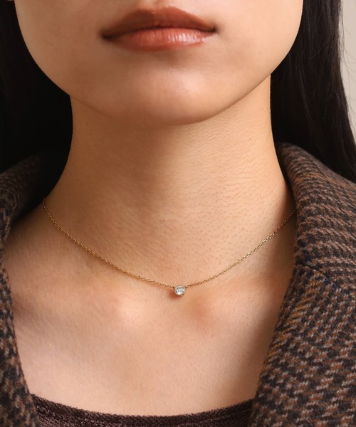 LHME(エルエイチエムイー)の「【WEB限定】”twinkle”1粒ビジューネックレス/ジルコニア/スペシャルパッケージ/サージカルステンレス(金属アレルギー対応)【LHME / エルエイチエムイー】(ネックレス・レディース・ゴールド・40cm)」の22枚目の写真