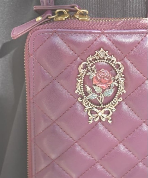 axes femme(アクシーズファム)の「ローズモチーフポシェット(ショルダーバッグ・レディース・ワイン/ブラック・FREE)」の20枚目の写真