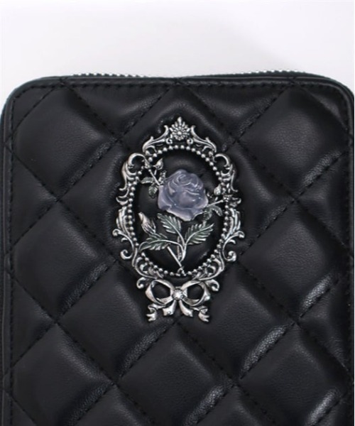 axes femme(アクシーズファム)の「ローズモチーフポシェット(ショルダーバッグ・レディース・ワイン/ブラック・FREE)」の14枚目の写真