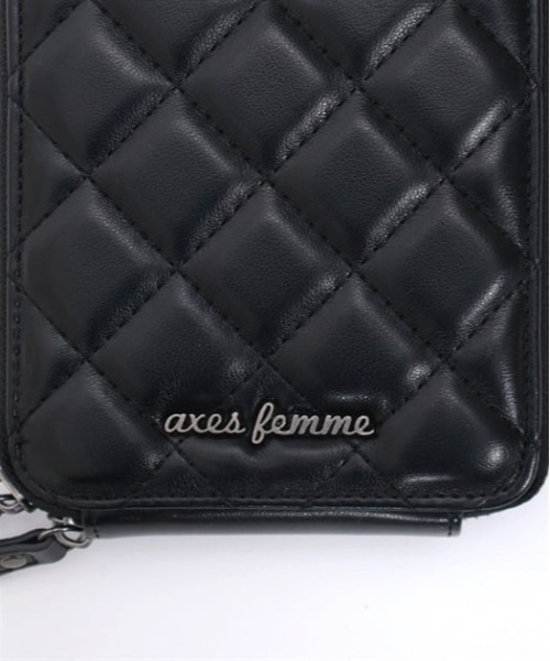 axes femme(アクシーズファム)の「ローズモチーフポシェット(ショルダーバッグ・レディース・ワイン/ブラック・FREE)」の15枚目の写真