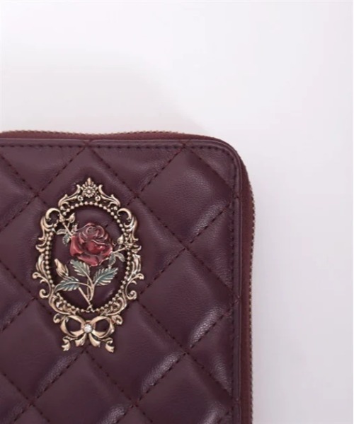 axes femme(アクシーズファム)の「ローズモチーフポシェット(ショルダーバッグ・レディース・ワイン/ブラック・FREE)」の12枚目の写真