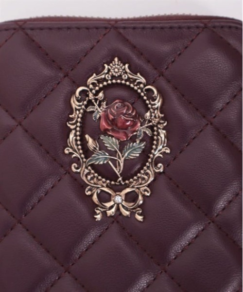 axes femme(アクシーズファム)の「ローズモチーフポシェット(ショルダーバッグ・レディース・ワイン/ブラック・FREE)」の13枚目の写真